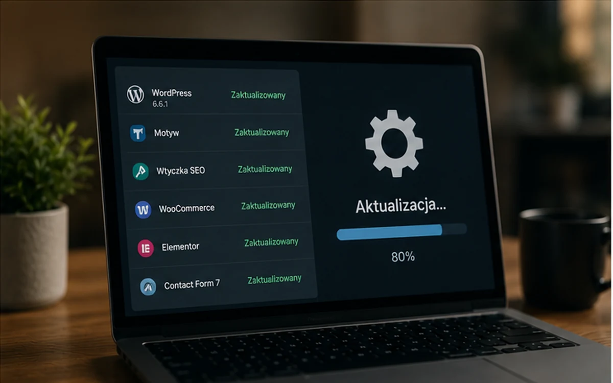 Aktualizacje wtyczek i motywu WordPress